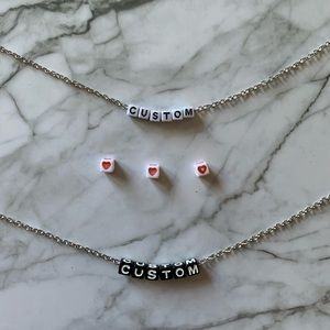 CUSTOM WORD NECKLACE